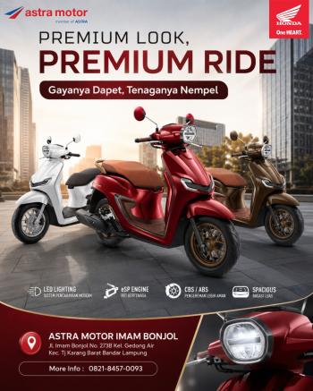 Astra Motor Imam Bonjol Luncurkan Skutik Premium Terbaru: Tampil Bergaya, Performa Maksimal